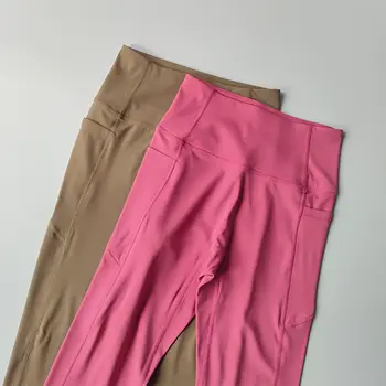 Women's Yoga Pants With Pockets High Waist Stretch Leggings Sweatpants Nake-Feeling Sports Leggings Yoga Leggings Workout Pants 1