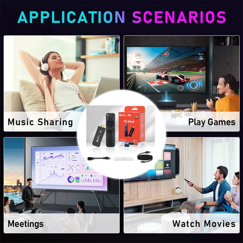 TV Box LEMFO TV98 Mini Android 12 Support 8K Video 4K 2.4G&5G Body Feeling Game Set Top Box 16GB 32GB Wifi 6 3D smart