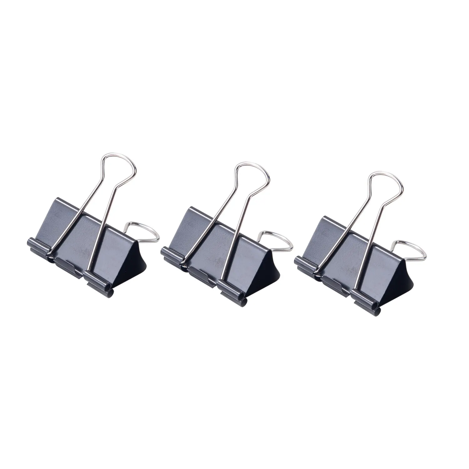 Deli 51mm Effortless Binder Clip Clamps Long Tail Clip Combination Folder Bookmark Paper Ticket School Office Supplies 1box binder clip loose leaf binder clips