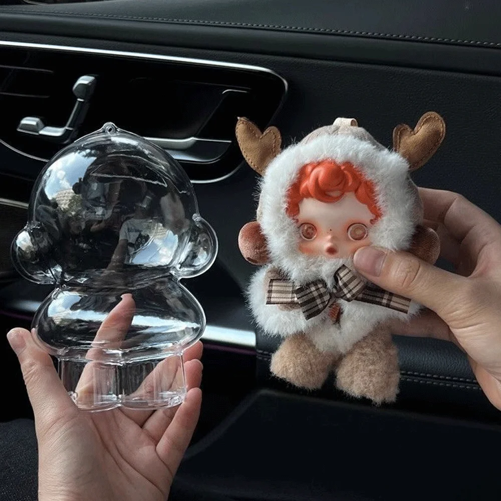 ミ　skullpanda クリア　ケース　16個セット NEW Transparent Case For Skull Panda Protective Cover Plush Dolls