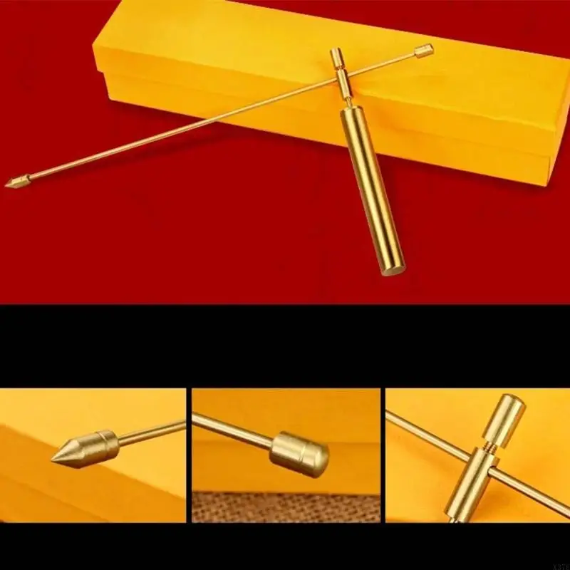 920L Dowsing Rods Flexible Rotation Divination Tools,Retractable Portable Rods for Water Divining