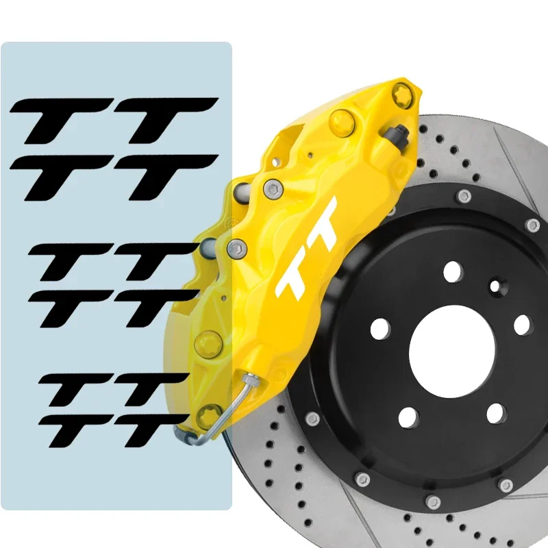 Decorazione Adesiva Della Copertura Della Pinza Del Veicolo Per Audi Tt Coupe Roadster Quattro S Line Competition Car Rimontato Targhetta Styling