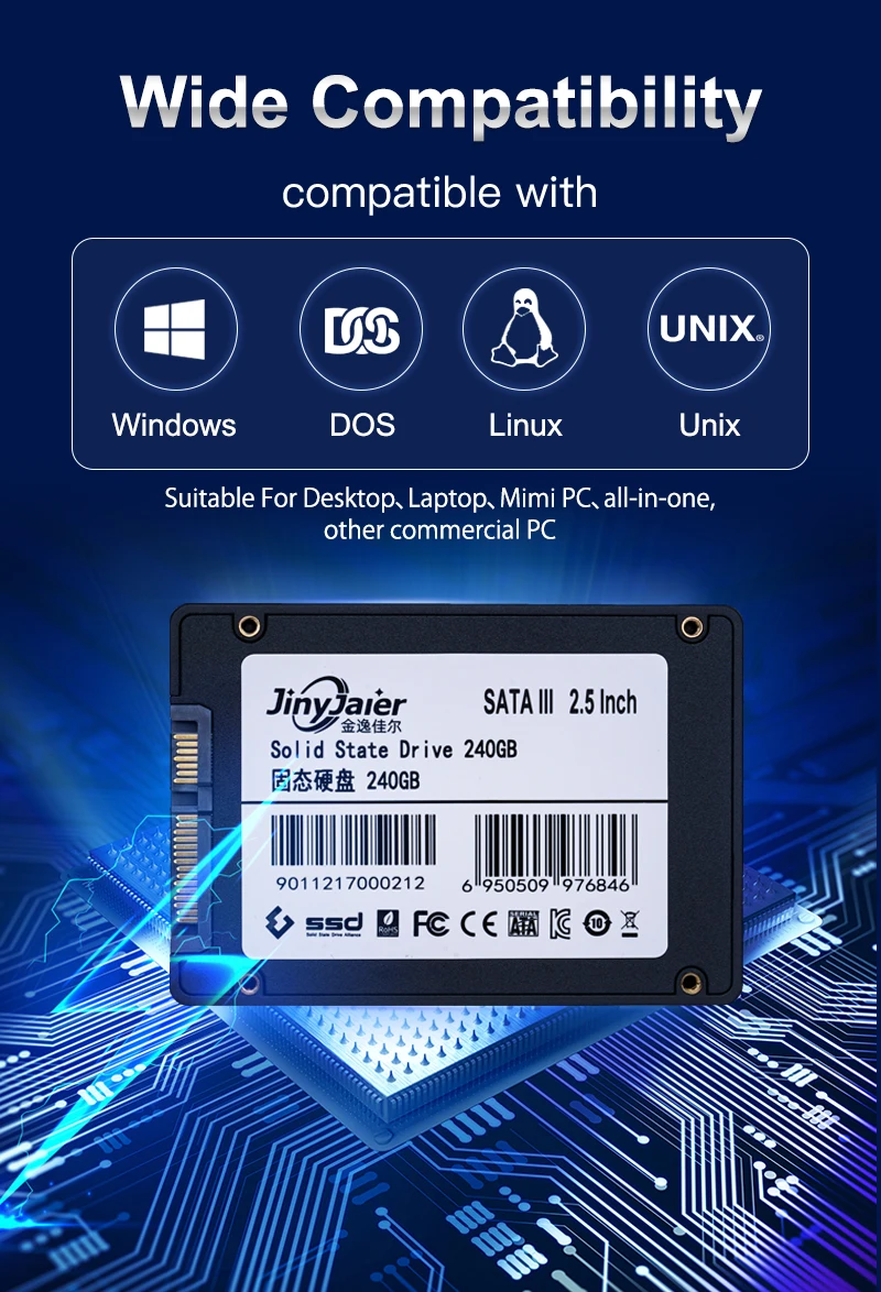 internal ssd for laptop JinyJaier SATA 2.5 SSD 240 gb 120gb ssd 120gb 1 tb 480gb Hard Drive Disk Internal Solid State Disks For PC SSD 240gb 120gb SATA3 solid state internal hard drive