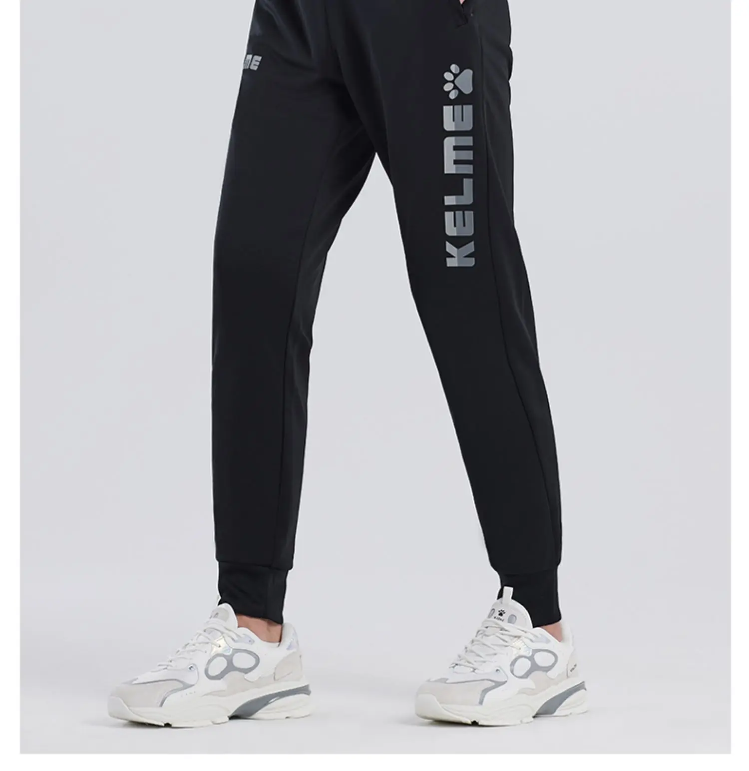 KELME Casual Sport Hosen In Sommer Und Herbst Dünne Atmungs Gestrickte Leggings Für Männer Und Frauen Kontrast Druck 3881350-1 – Detail 20