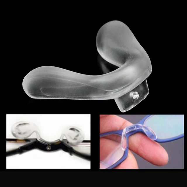 Almohadillas suaves de silicona para gafas, almohadilla antideslizante para  la nariz, accesorios para gafas, color U, 1 a 5 unidades - AliExpress