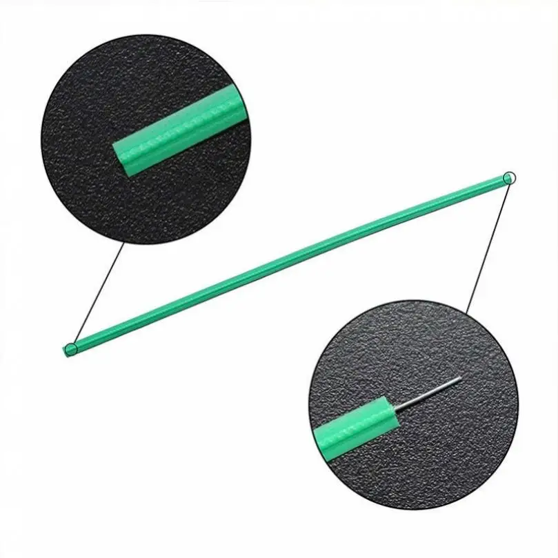 Versatile Reusable Plastic Wrapping 30m Green Iron Tying Wire for Gardening Climbing Vine Fixing Iron Wire