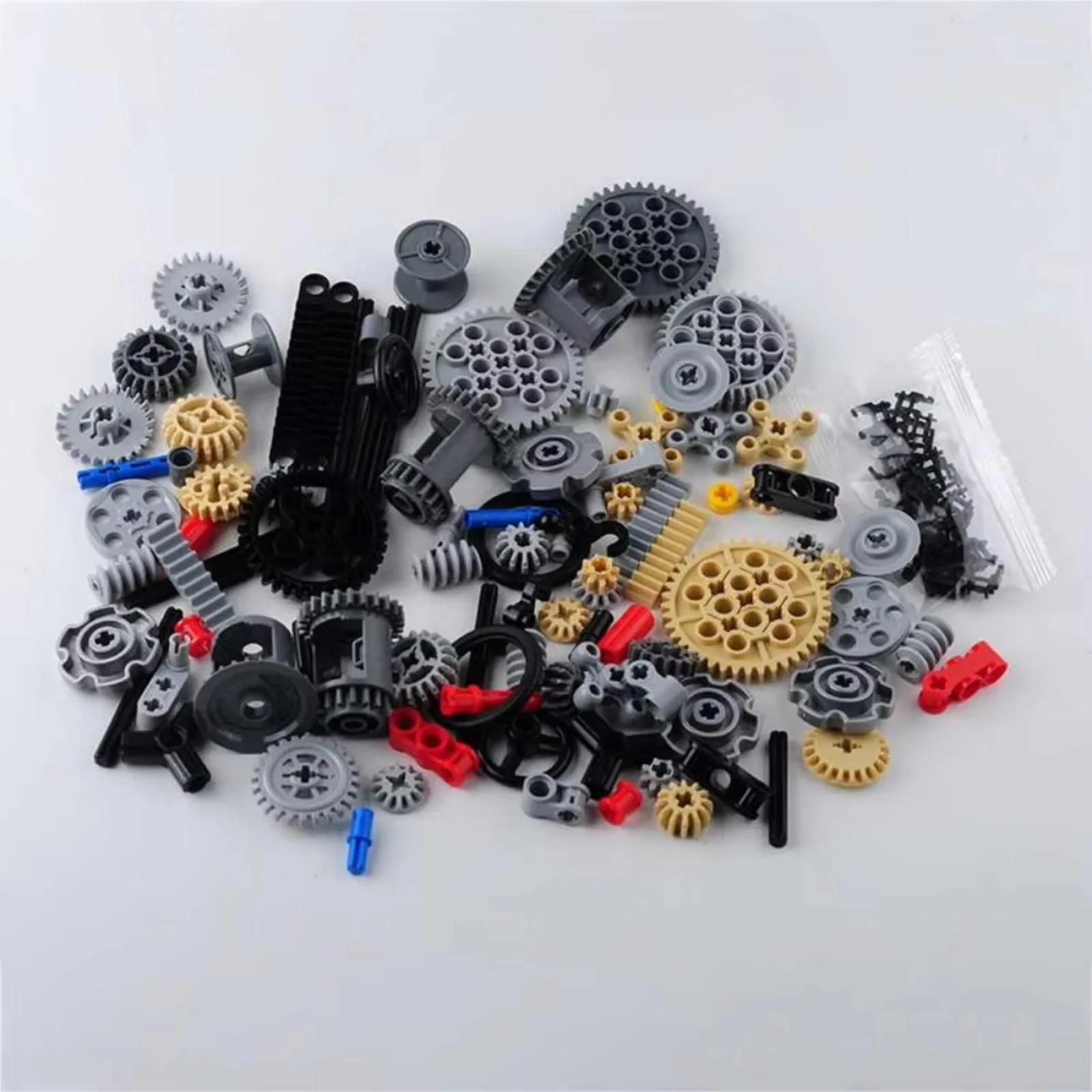 DIYmall 116PCS Technical Building Parts Kit-Gear Shaft Pin Crawler Mixed Accessories Compatible with 9686/EV3