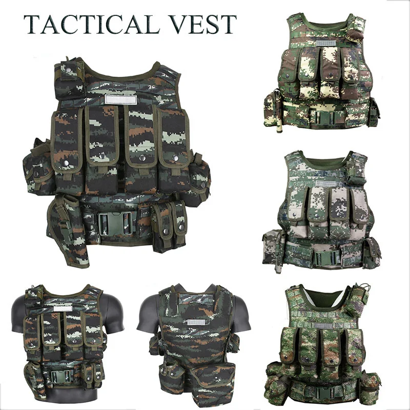 

Tabby Wire Quick Removal Military Combat Molle Tactical Vest Airsoft Paintball Hunting Body Armor Plate Carrier Protective Coat