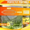 Portable Outdoor Sport Hammock, Outdoor Camping Hammock Mesh Net for Garden Beach Yard Travel Garden Swing Hanging Bed 3