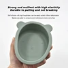 1PC New color Silicone Baby Tableware Set - Cute Bear Shape Suction Bowl for Toddler Eating Training Durable & Safe Dinner Plate 4