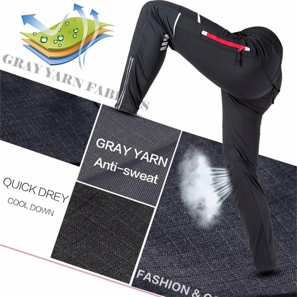 Spring Autumn UV-proof Bicycle Pants Long Bike Trousers Windproof Road Track MTB Cycling Pants men Cycling clothing quick dry
