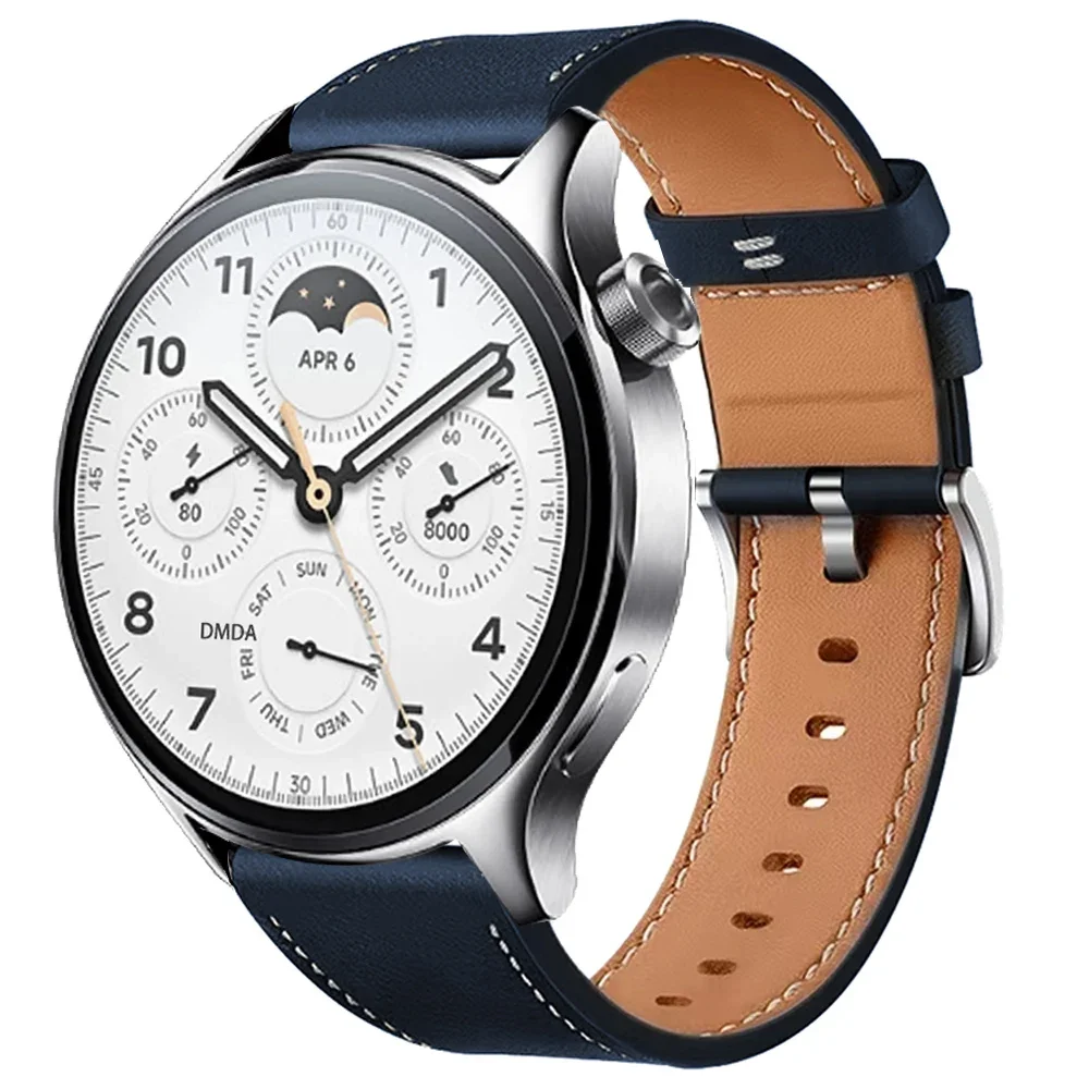 Premium 22mm Soft Leather Watchband Strap - Elegant Wristband Bracelet