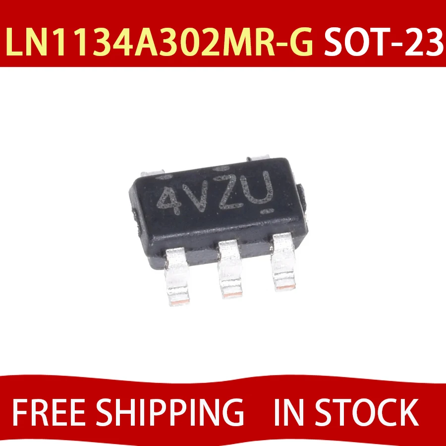 

100 шт LN1134A302MR-G LN1134A302MR 4VZU SOT23-5 100% Новая бесплатная доставка