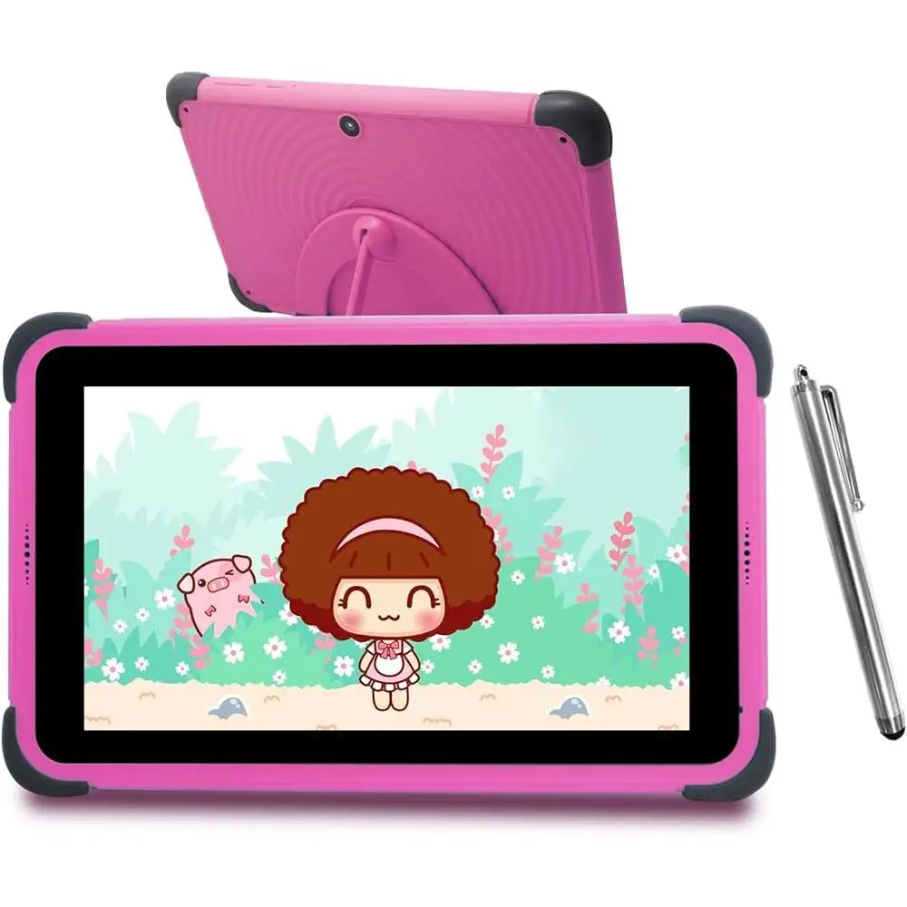 Cwowdefu Tablet 32Gb Per Bambini 8 "Android 11 Pc Kids, Pink, Spedizione 24H --- (Usato, Di Seconda Mano) ---