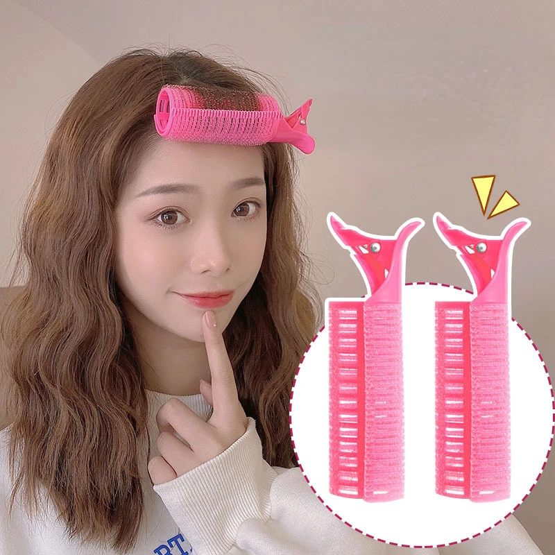 12pcsKoreanFluffyHairpinsHairRollersBangsFixedShapeGeometric