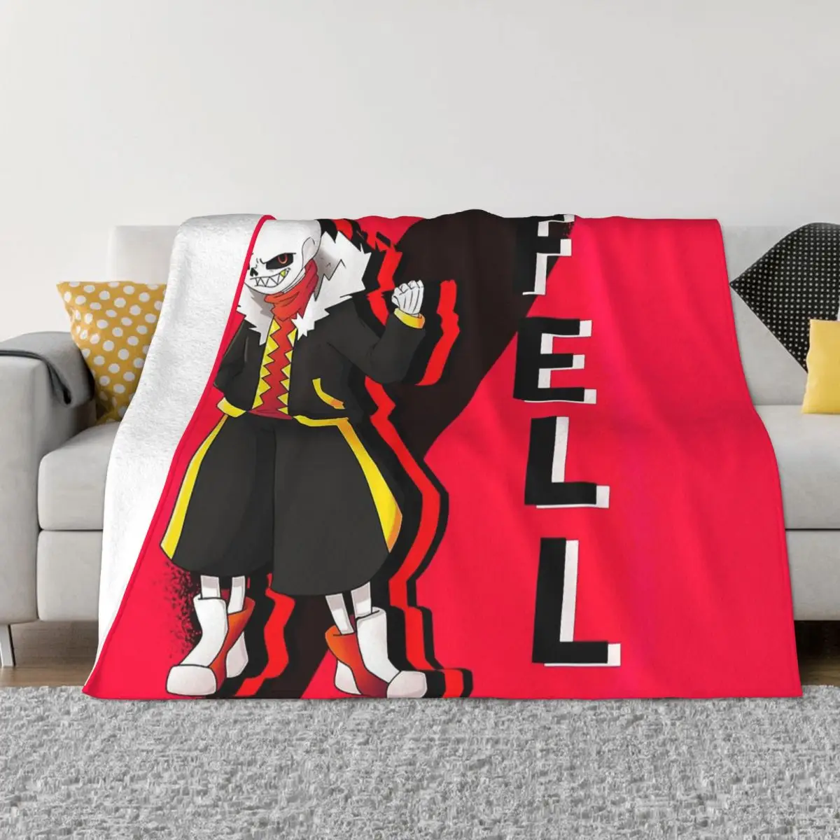 Undertale Frisk Flowey Toriel Sans Papyrus Coperta Flanella Decorazione Caduta Copriletto Portatile Per La Casa