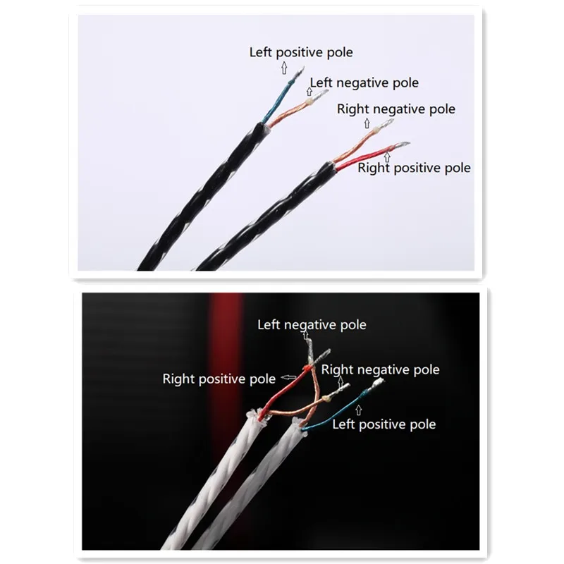 DIY PVC OFC Audio Cable 3.5 to 2.5mm HiFi Headset 1.2M For AKG K420