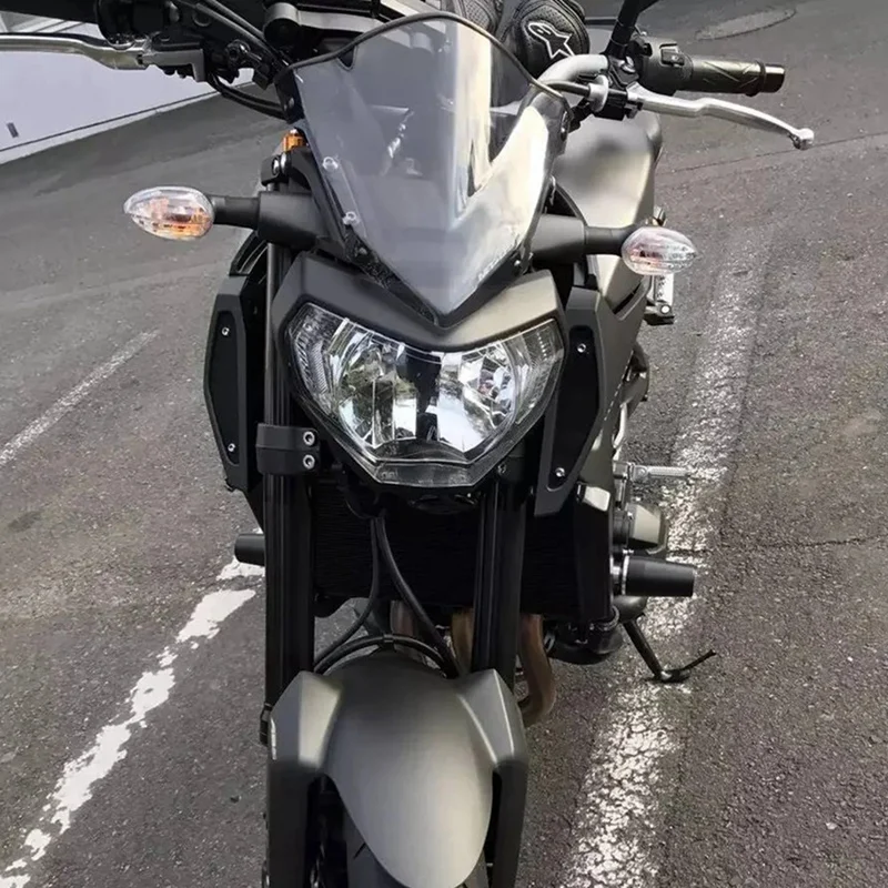 

Подходит для YAMAHA MT09 FZ09 MT-09 2014-2016 передняя фара лампа или передняя фара лампа освещение Корпус крышки