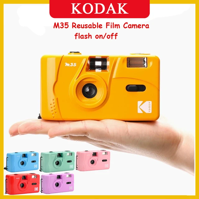 Kodak-Appareil photo vintage rétro M35, 35mm, rouleau flash