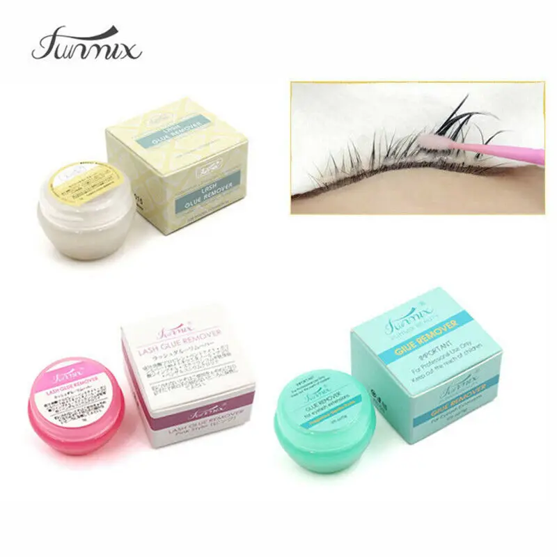 

Hypo-allergenic Adhesive Fake Eyelash Glue Professional Grape Seed Oil Glue Remover Mink Lash Extension Zero Stimulation Makeup