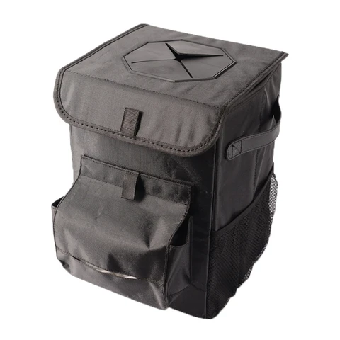Car Organizer Simple Hanging Foldable Storage Trash Bag Seat Back