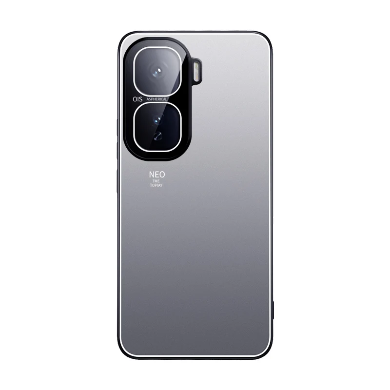 Premium Aluminum Alloy TPU Soft Anti-Slip Phone Case with Integrated Lens Protection