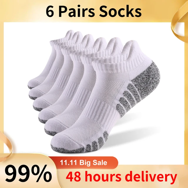 Calcetines para hombre de 5 dedos de algodón atléticos para correr, paquete  de 4/3 unidades