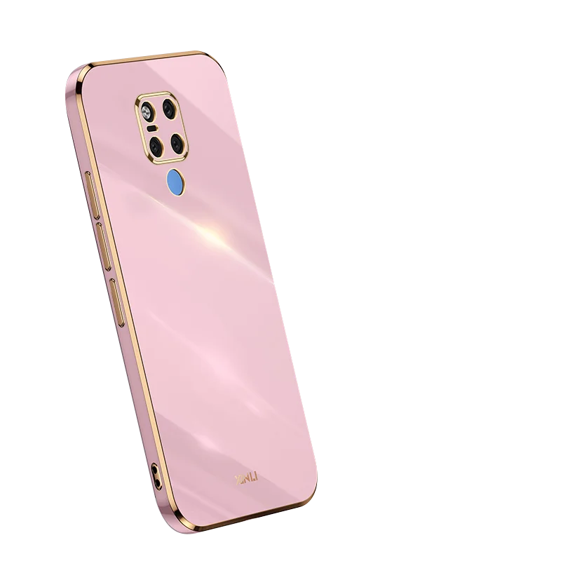 Luxury Square Plating Shockproof TPU Silicone Case