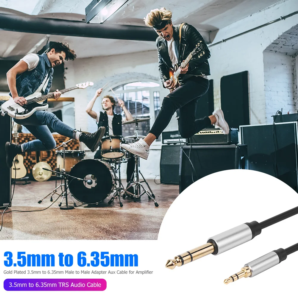 3.5mm  6.35mm  ͼ   Aux ̺ CD ÷̾ Ŀ ݵ 3.5  6.5  -  ̺