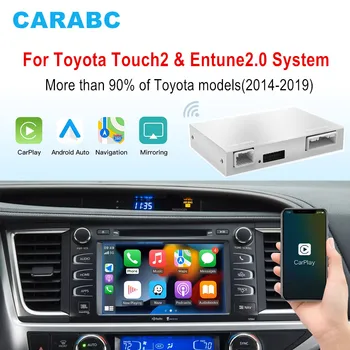 Wireless Carplay Android Auto Per TOYOTA Entune 2.0 Touch 2 Sistema RAV4 Highlander Tundra Sienna Prius Yaris Camry CHR Modulo