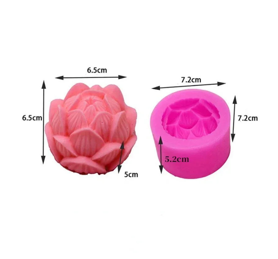 3D Flower Silicone Mold for DIY Crafts and Baking Creations