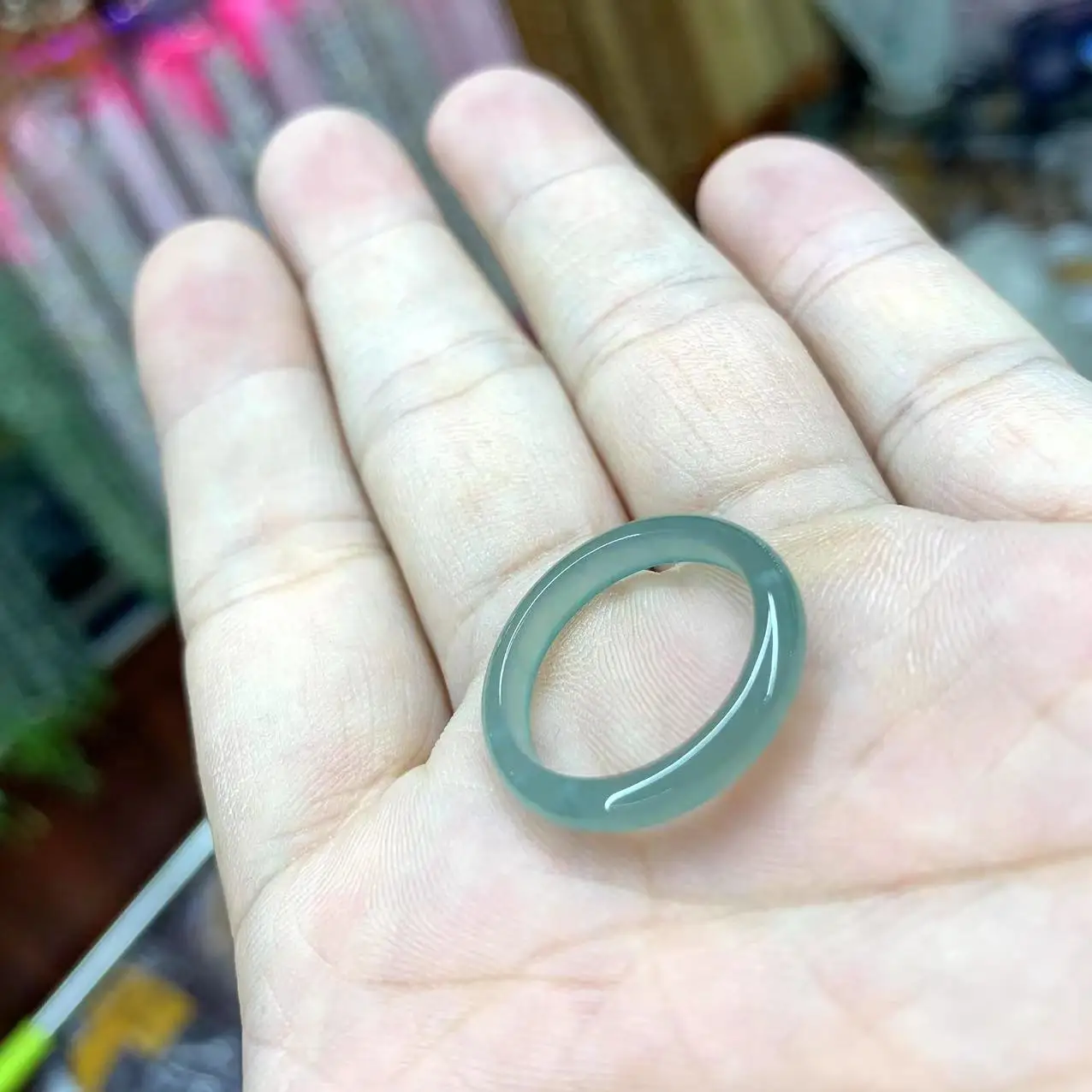 Natural Jadeite Ring Fine Gemstone Jewelry For Women Men Gift gemstone ring jade ring