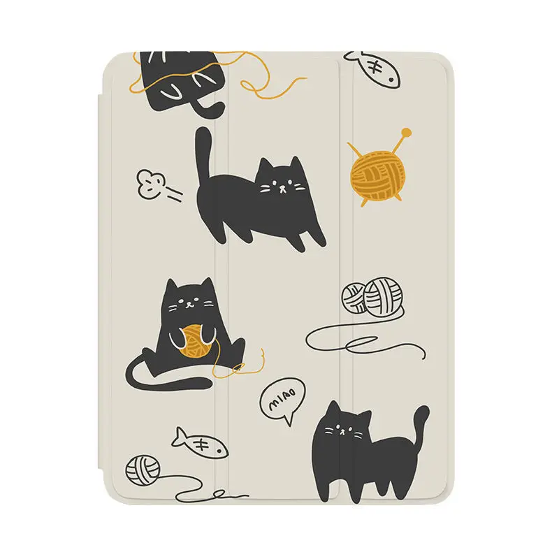 Premium TPU Soft Tablet Case with Pencil Holder & Smart Cover Functionality