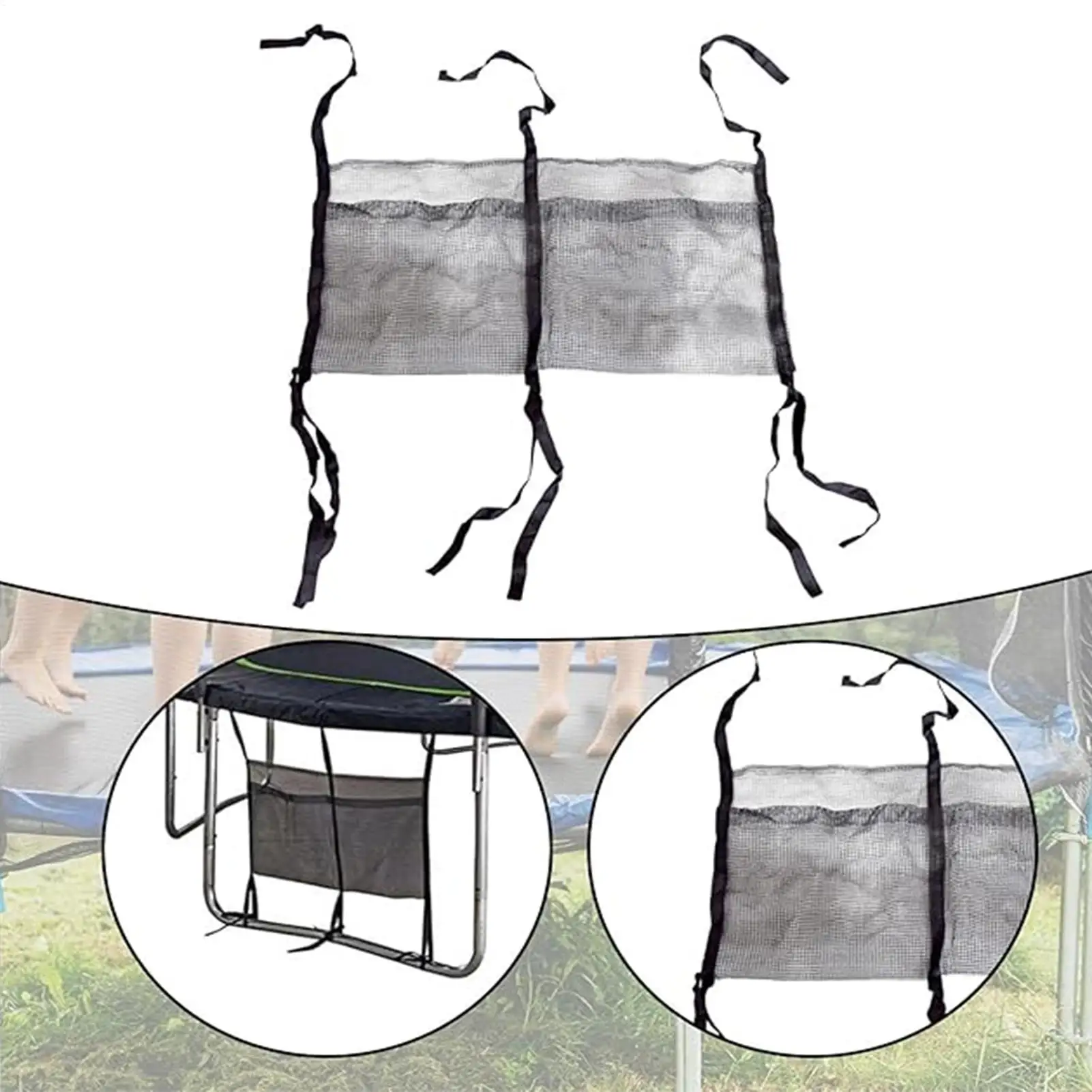 Boat Storage Organizer Portable Trampoline Storage Pouch Portable Large Capacity Yacht Organizer For Water Sports Fishing