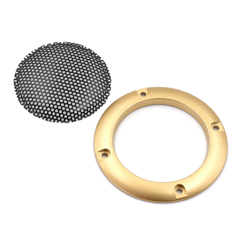 2pcs 2" inch Audio speaker cover decorative circle metal mesh grille audio speaker cover