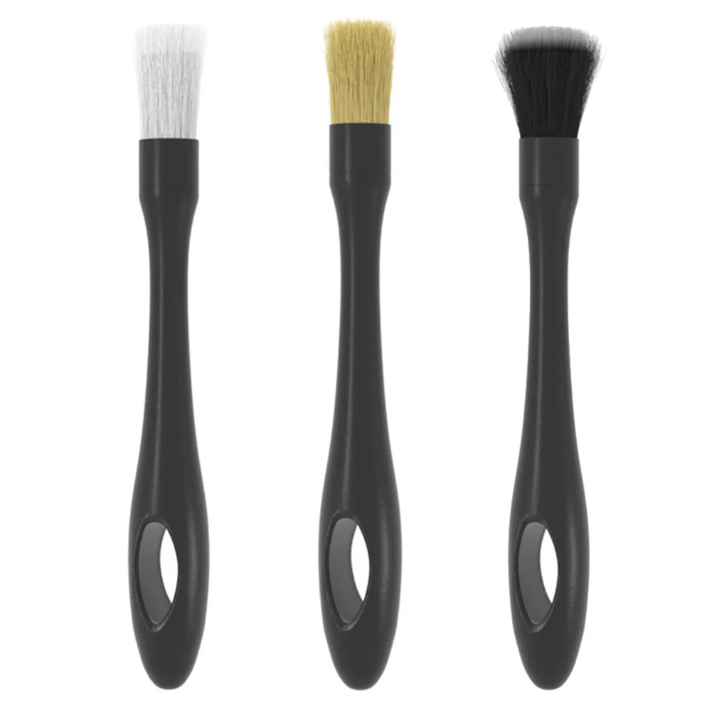 

3pcs Car Detail Brush Kit Long Bristles Multi purpose Use Safely Clean Your Vehicle for Wheels Rims Grills and More