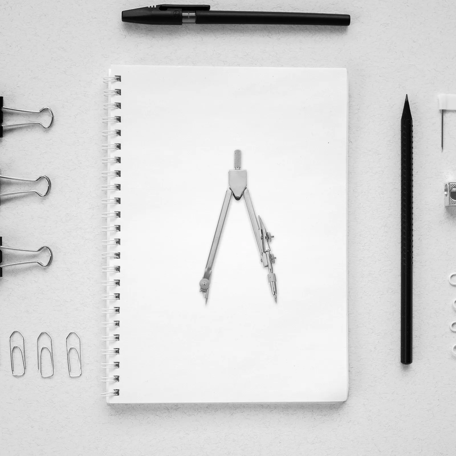 2개입 헤비듀티 스틸 가죽 공예용 컴퍼스, 컴팩트 반경 정밀 보우 디바이더 도구 (가구 제작, 바느질, 수공예용)