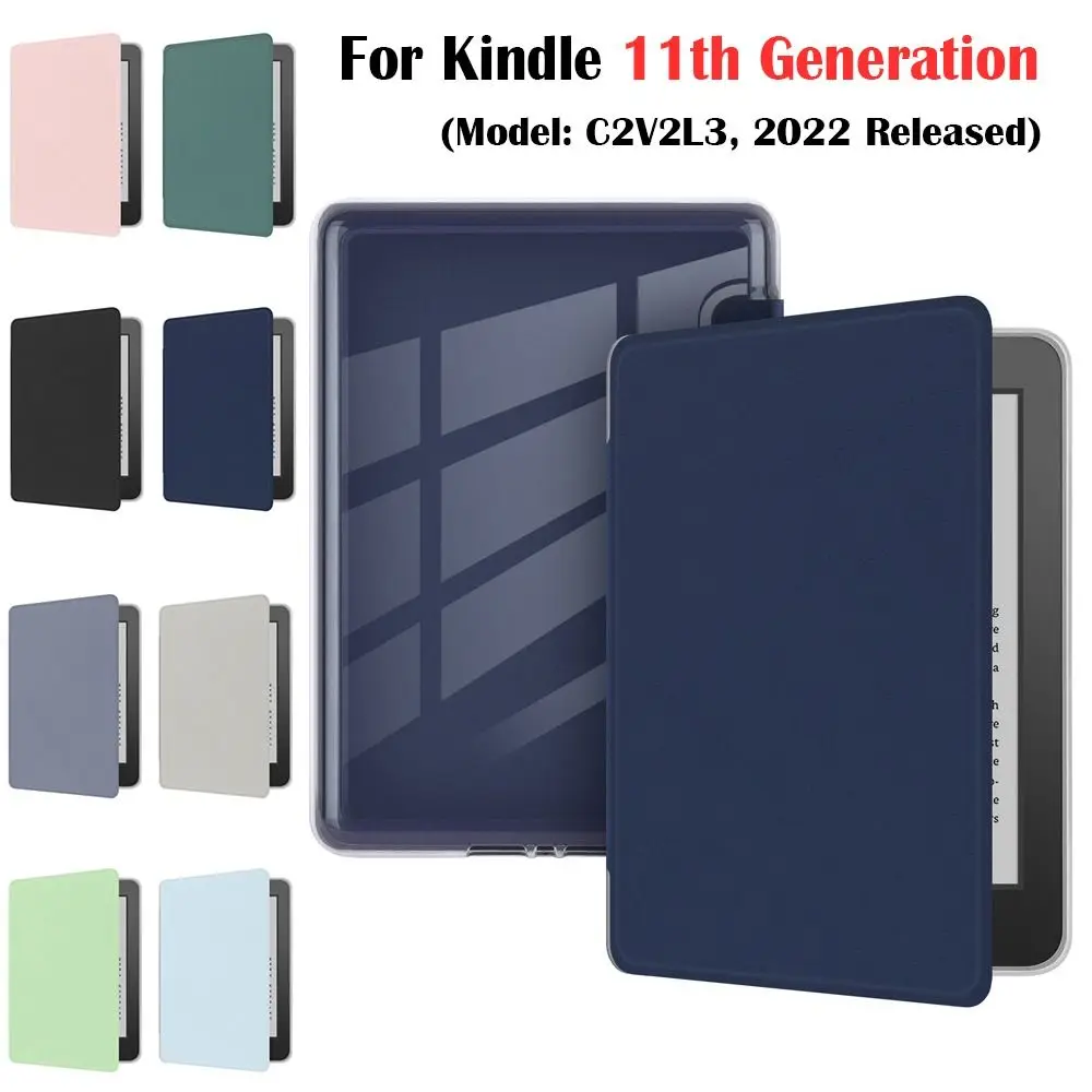 Premium Shockproof Leather E-Reader Case with Auto Wake/Sleep Function - 6 Inch