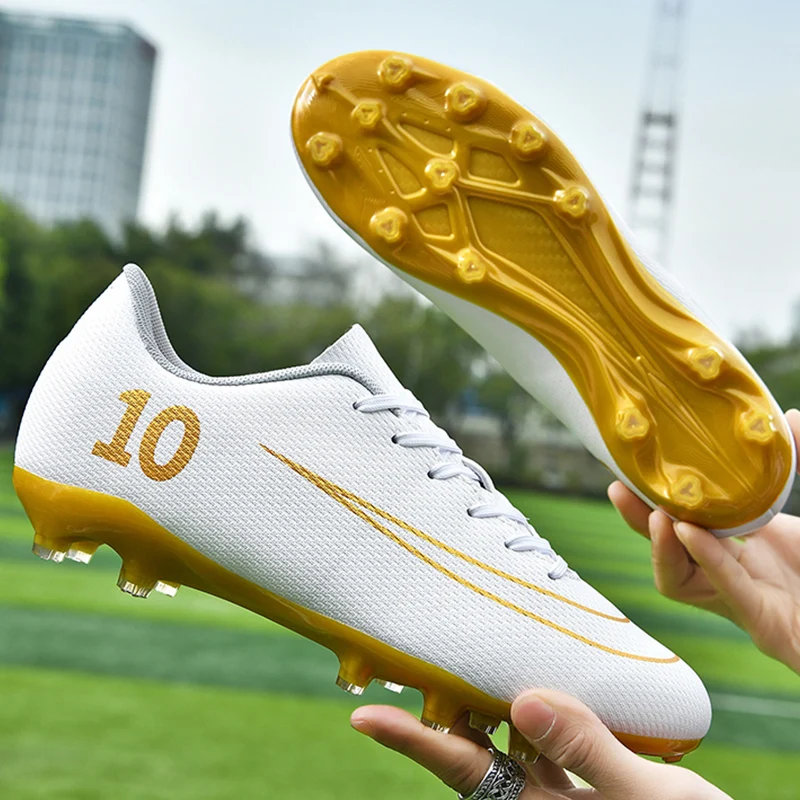 أحذية كرة القدم للرجال عشب مضاد للانزلاق عالي الجو...