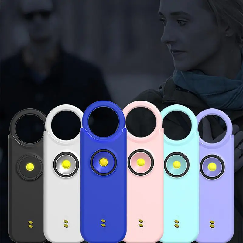

Personal Safety Alarm Ring Alarm Panic Button Rechargeable Self Defense Ring With 135dB Alarm Tone For Night Workers Elderly