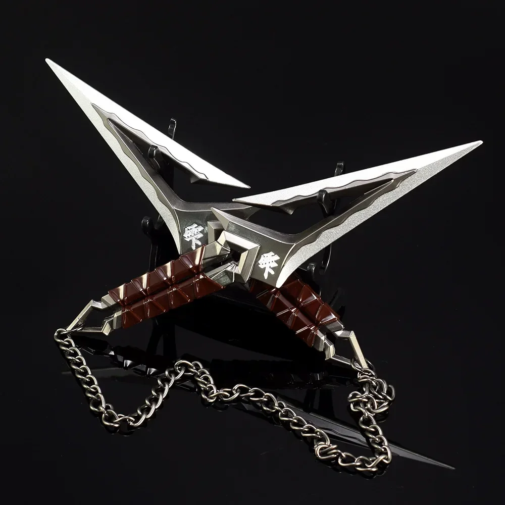 Game Knife Valorant Weapon Kuronami No Yaiba Level 2 Kunai Ninja Agents Melee Metal Weapon Model Accessories Ornaments Gifts Toys for Boy