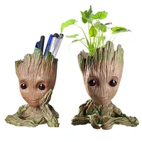 Desk Decoration Vase Home Decor Groot Plant Pot Flower Pot Garden Accessories Anime Tree Man Ornament Home Office Storage 2