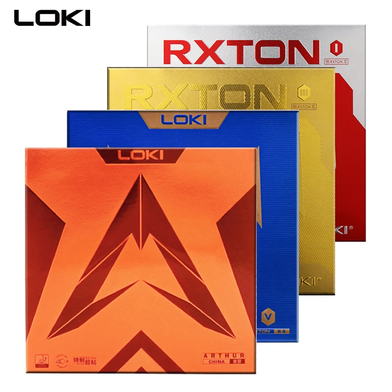 

LOKI RXTON Series Table Tennis Rubber Pimples In Sticky ITTF Approved Ping Pong Rubber with Sponge Fast Attack Original Loki