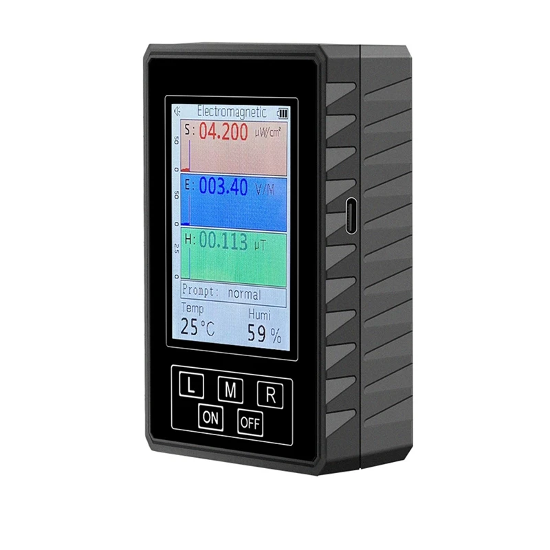 BR-9A XR2 Pro Electromagnetic Radiation Detector EMF Meter Environment Test Instrument