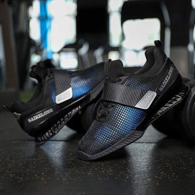 New Professional Men's High-quality Weightlifting Shoes Indoor Fitness Training Shoes Non Slip Squatting Weightlifting