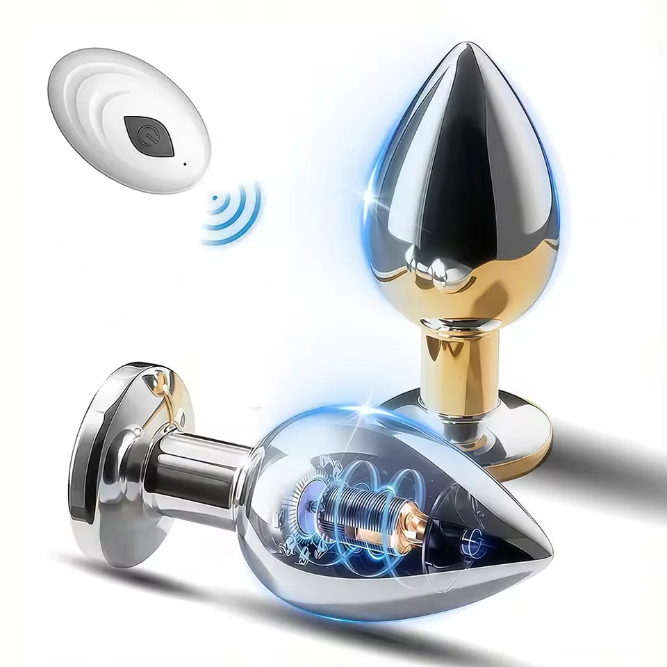 Analvibrator, kabelloser Buttplug für Männer mit Fernbedienung, Prostata-Massagegerät, Klitorisstimulator für Frauen, Masturbator, Sexspielzeug für Paare_voghion.com
