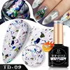 8ML Super Shinny Gel Top Coat Flash No Wipe Top Coat Matte Glitter Topcoat Aurora Varnish Soak Off Flake UV Gel Polish Nail Art 5