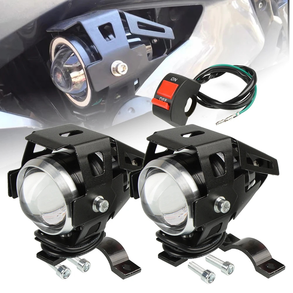 

Headlight Driving Spot Head Lamp Fog Light Spotlights Motorcycle FOR Honda CRF150R Deauville NT 600 700 FMX 650 CROSSRUNNER 800
