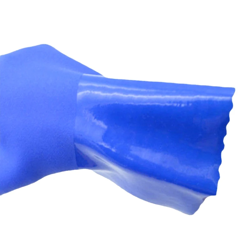 PVC Industrial Rubber Gloves Anti Slip Thickening Anti Corrosion Chemical Wear-resistant Waterproof Labor Protection Gloves Waterproof Gloves Rubber Gloves Disposable Pvc Gloves