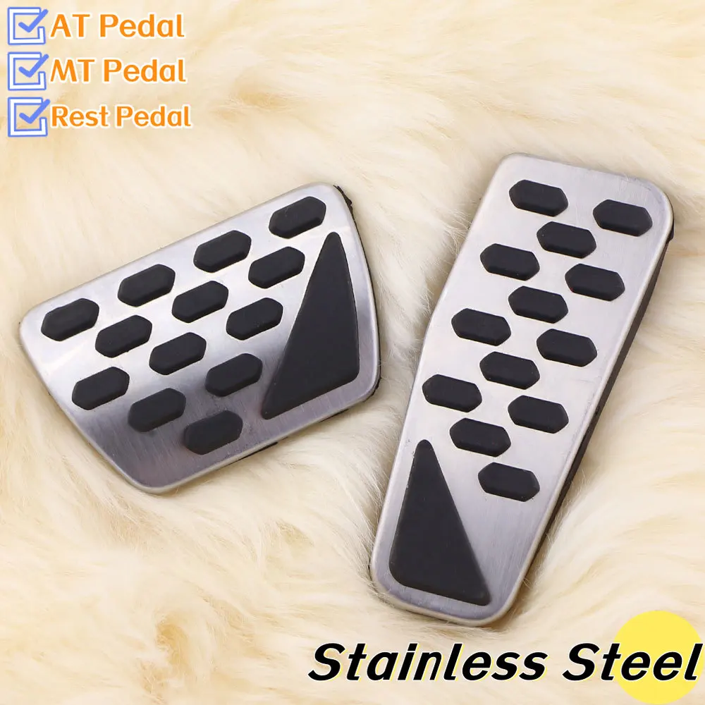 Stainless Steel Car Pedals for Jeep Wrangler JL-Accelerator Brake Pedal Cover Pads Parts Accessories car pedals,pedal cover,stainless steel pedal cover